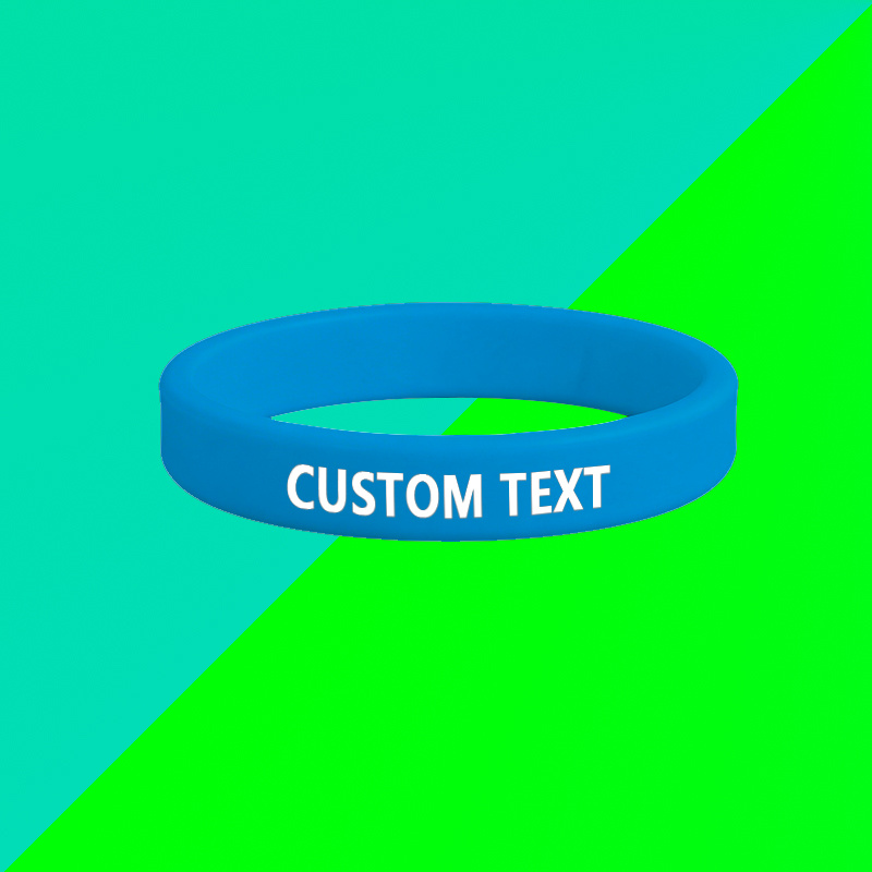 Custom Silicone Wristbands 100pcs Set, Gift for Her/Him
